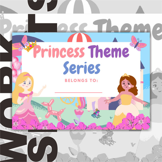 E-Book Printable Princess Series Wroksheets