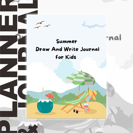 Summer Draw And Write Journal for Kids